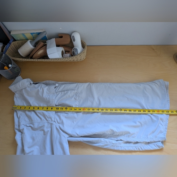 L.L BEAN Vintage Men Button Down Shirt Long Sleeve Size XXL TALL off White Cream - Picture 11 of 11